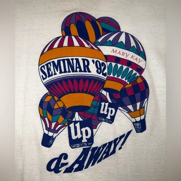 Vintage Single Stitch Bundle of 2 Mary Kay Make Up Seminar Tees 1992 and 1994 - Picture 7 of 7